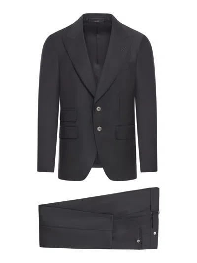Tom Ford Wool Mohair Atticus Suit Fl In Black