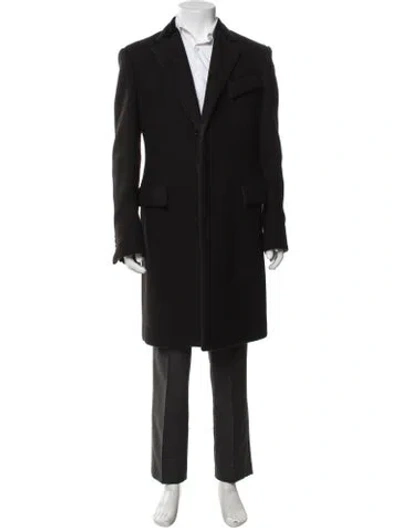 Pre-owned Tom Ford Wool Overcoat In Black