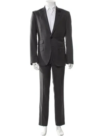 Pre-owned Tom Ford Wool Overcoat In Gray