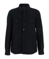Tom Ford Button-up Cashmere Overshirt In Black