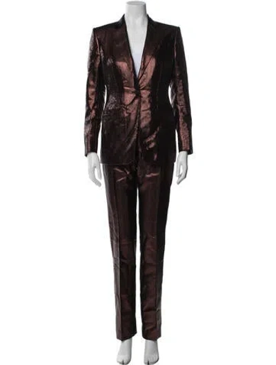 Pre-owned Tom Ford Wool Pant Set In Multi