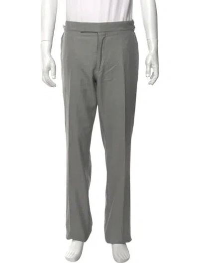 Pre-owned Tom Ford Wool Pants In Gray