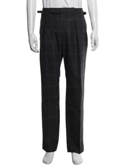 Pre-owned Tom Ford Wool Pants In Gray
