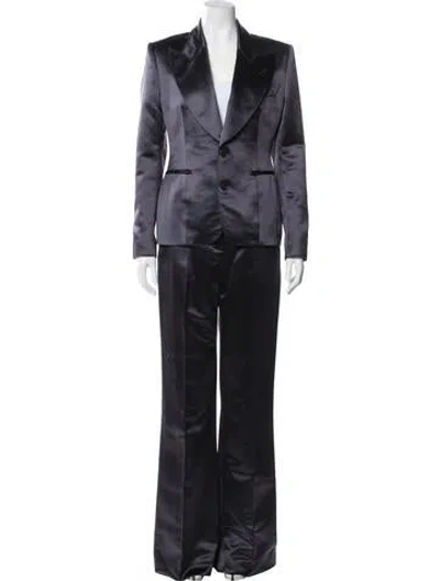 Pre-owned Tom Ford Wool Pantsuit In Blue