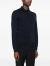 TOM FORD WOOL POLO SHIRT WITH BUTTONS