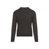 Tom Ford Crew Neck Sweater Long Sleeves In Green