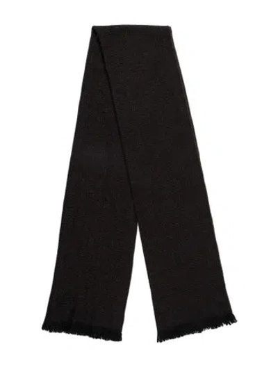 Pre-owned Tom Ford Wool Scarf In Black