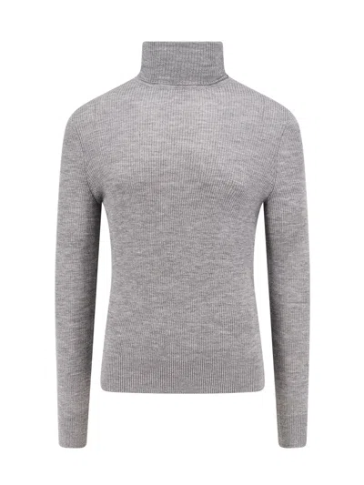 TOM FORD WOOL, SILK AND CASHMERE RIBBED SWEATER