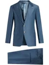 Tom Ford Wool-silk Blend Single-breasted Suit In Blue