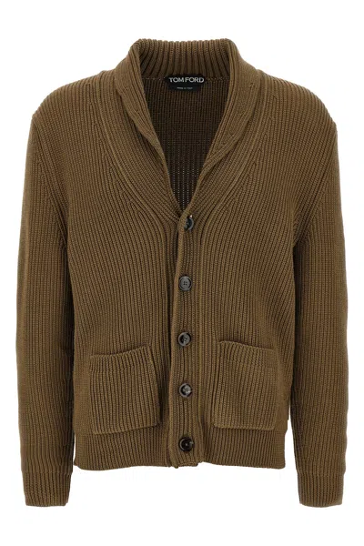 TOM FORD TOM FORD WOOL SILK CARDIGAN