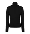 Tom Ford Wool-silk-cashmere Rollneck Sweater In Black