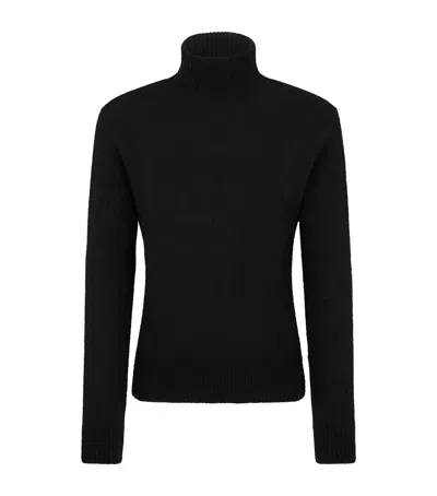 TOM FORD WOOL-SILK-CASHMERE ROLLNECK SWEATER