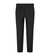 Tom Ford Wool-silk Dyllan Tailored Trousers In Black