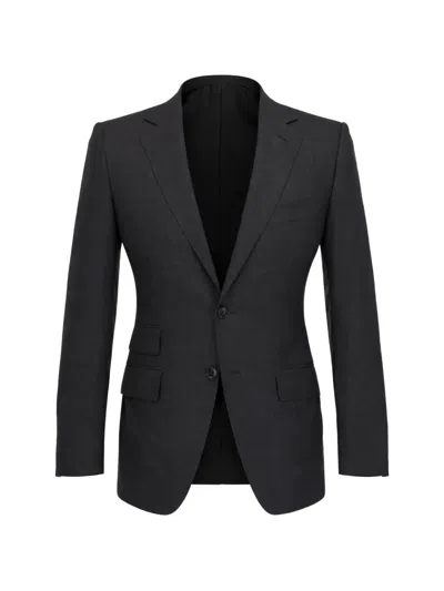 Tom Ford Virgin Wool Shelton Blazer In Black