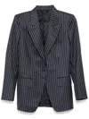 Tom Ford Wool Single-breasted Blazer Jacket In Gray