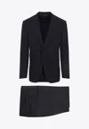 Tom Ford Wool Single-breasted Suit In Blue