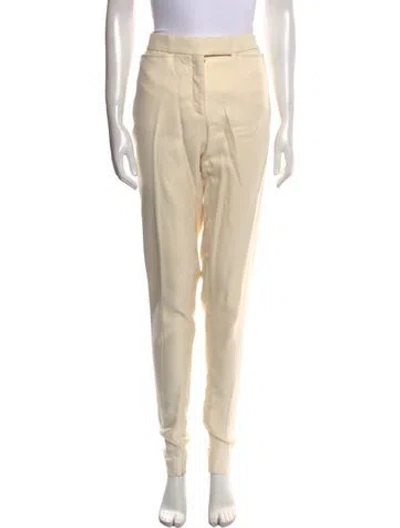 Pre-owned Tom Ford Wool Skinny Leg Pants In Neutral