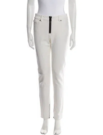 Pre-owned Tom Ford Wool Skinny Leg Pants In Neutral