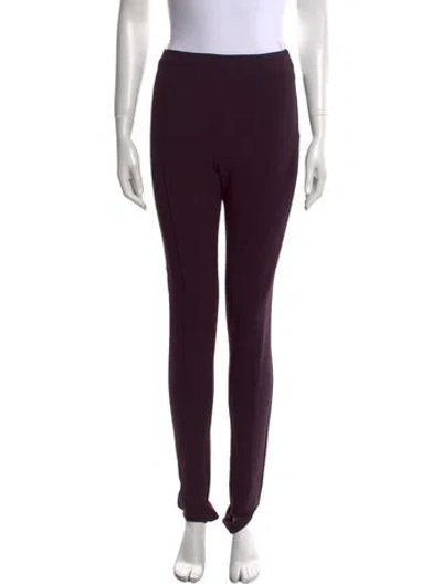 Pre-owned Tom Ford Wool Skinny Leg Pants In Purple