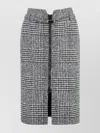 Tom Ford Virgin Wool Skirt With Prince Of Wales Motif