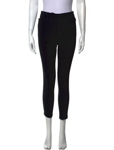 Pre-owned Tom Ford Wool Straight Leg Pants In Black