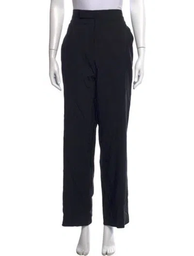 Pre-owned Tom Ford Wool Straight Leg Pants In Blue