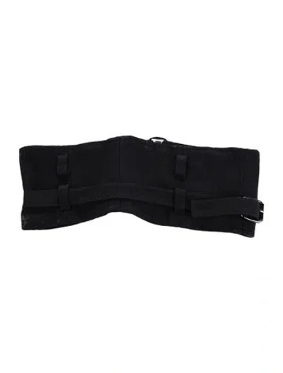 Pre-owned Tom Ford Wool Strapless Crop Top In Black