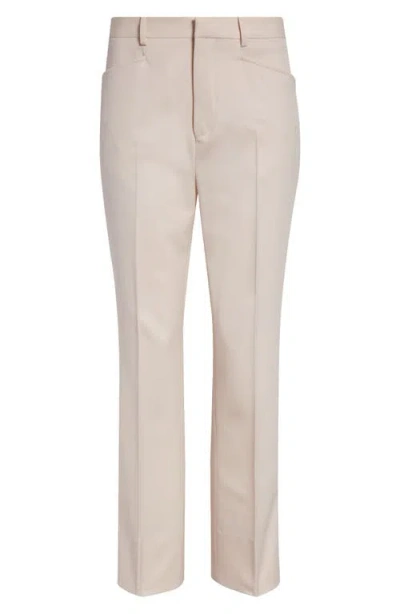 Tom Ford Wool Stretch Grain De Poudre Tailored Pants In Light Blush