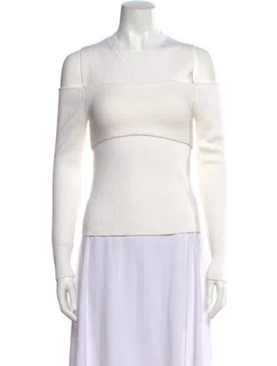 Pre-owned Tom Ford Wool Striped Sweater In Neutral