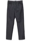 Tom Ford Striped Wool Trousers Featuring Pockets