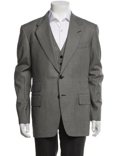 Pre-owned Tom Ford Wool Suit In Black