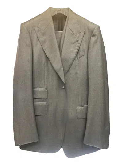 Tom Ford Wool Suit In Gray