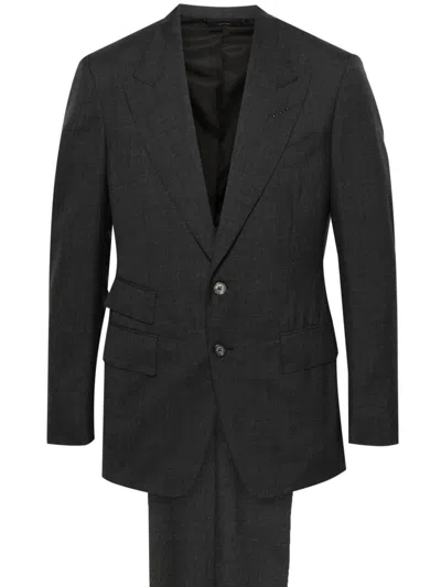 Tom Ford Wool Suit In Grey