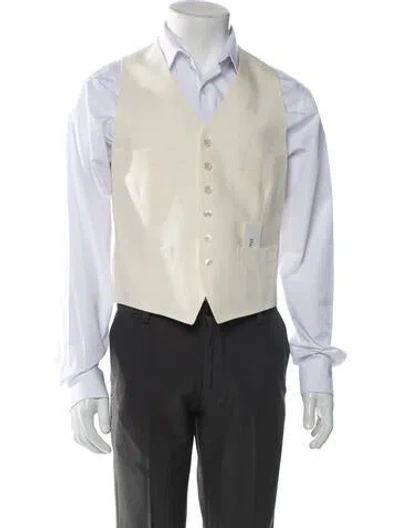 Pre-owned Tom Ford Wool Suit Vest In Neutral
