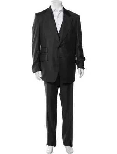 Pre-owned Tom Ford Wool Suit W/ Tags In Gray