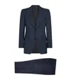 Tom Ford Wool Super 110s Sharkskin Shelton 2-piece Suit In Navy