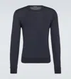 Tom Ford Wool Sweater In Blue