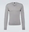 Tom Ford Wool Sweater In Grey