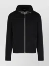 Tom Ford Wool Sweater With Front Pockets And High Collar In Black