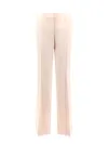 Tom Ford Low-waist Wool Flare Trousers In Pink