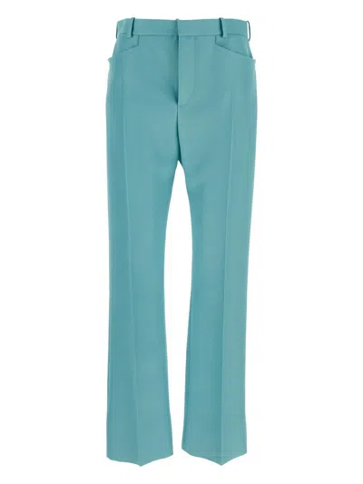 Tom Ford Wool Trousers In Green