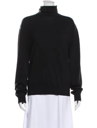 Pre-owned Tom Ford Wool Turtleneck Sweater In Black