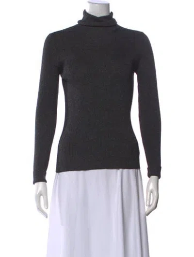Pre-owned Tom Ford Wool Turtleneck Sweater In Black
