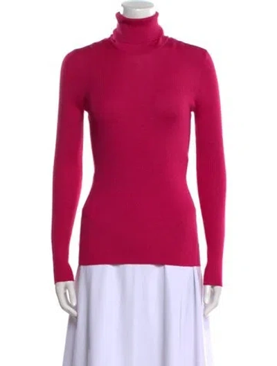 Pre-owned Tom Ford Wool Turtleneck Sweater W/ Tags In Pink