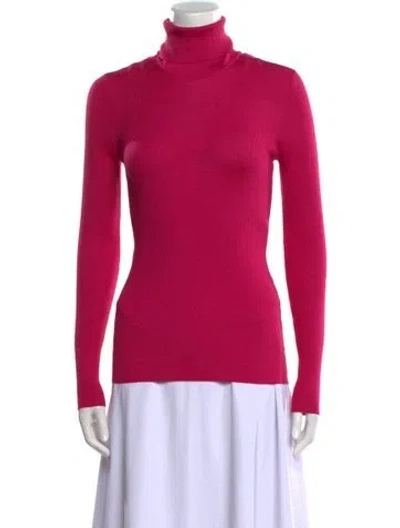 Pre-owned Tom Ford Wool Turtleneck Sweater W/ Tags In Pink