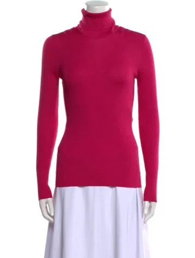 Pre-owned Tom Ford Wool Turtleneck Sweater W/ Tags In Pink