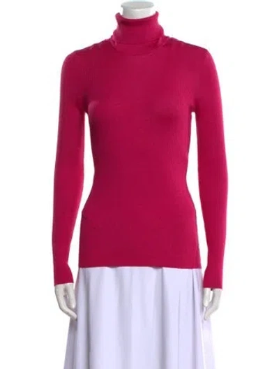 Pre-owned Tom Ford Wool Turtleneck Sweater W/ Tags In Pink
