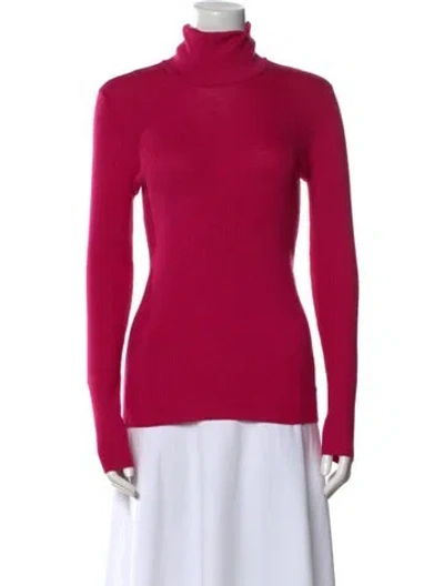 Pre-owned Tom Ford Wool Turtleneck Sweater W/ Tags In Pink