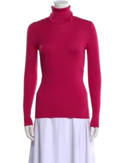 Pre-owned Tom Ford Wool Turtleneck Sweater W/ Tags In Pink