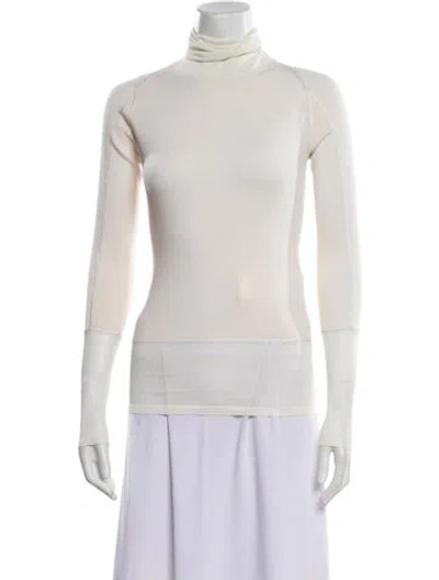Pre-owned Tom Ford Wool Turtleneck Sweatshirt In Neutral